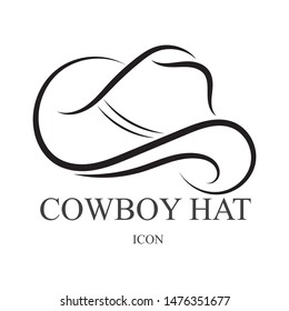 
cowboy Hat vector symbols logo black color