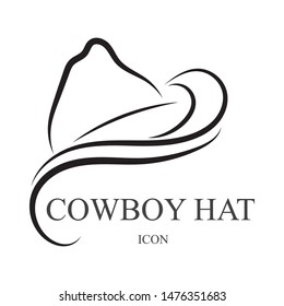 
cowboy Hat vector symbols logo black color