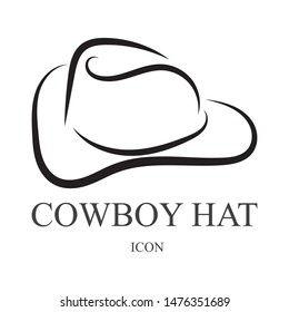 
cowboy Hat vector symbols logo black color