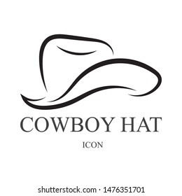 
cowboy Hat vector symbols logo black color