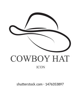 cowboy Hat vector symbols logo black color