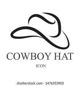 cowboy Hat vector symbols logo black color