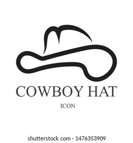 cowboy Hat vector symbols logo black color