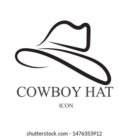 cowboy Hat vector symbols logo black color