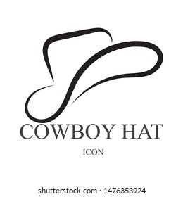 cowboy Hat vector symbols logo black color