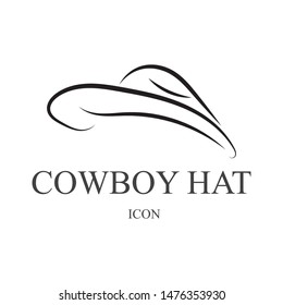 cowboy Hat vector symbols logo black color
