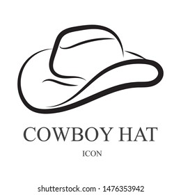 cowboy Hat vector symbols logo black color