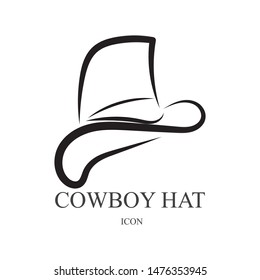 cowboy Hat vector symbols logo black color