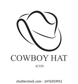 cowboy Hat vector symbols logo black color
