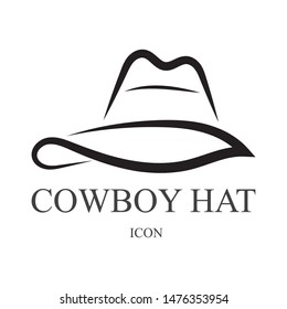 cowboy Hat vector symbols logo black color