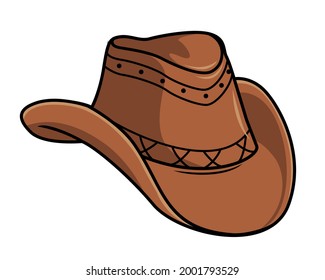 Cowboy hat vertor illustrations cartoon