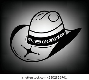 The cowboy hat, as we know it, evolved from the original vaqueros, or Mexican cowboys, who wore wide-brimmed, high-crowned sombreros while herding cattle.