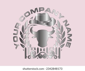 Cowboy Icon, Cowboy Hat, Wildwest logo, Usa, Masculine Cowboy Strong Sign, Elegance-Premium- Stylish Logo, Best Choice