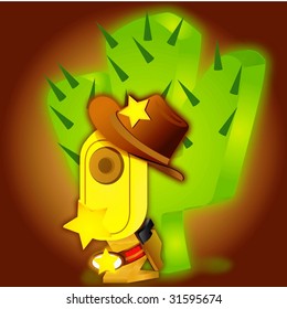 cowboy icon webcam