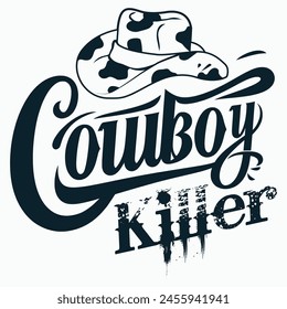 Cowboy Killer Western Cowgirl Girls T Shirt Gift