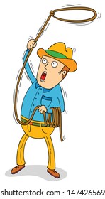 cowboy with lasso