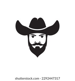 Cowboy logo images illustration design