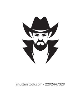 Cowboy logo images illustration design