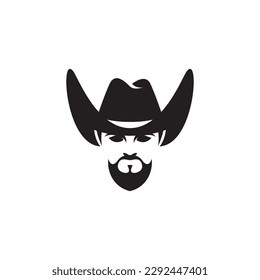 Cowboy logo images illustration design