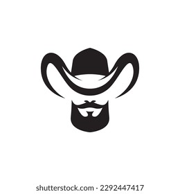 Cowboy logo images illustration design