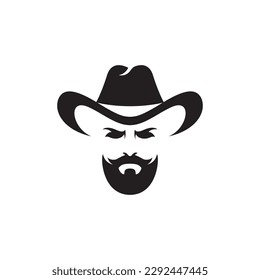 Cowboy logo images illustration design