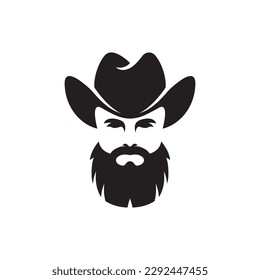 Cowboy logo images illustration design