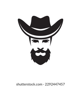 Cowboy logo images illustration design