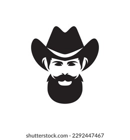 Cowboy logo images illustration design