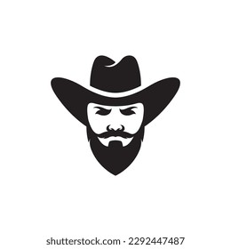Cowboy logo images illustration design