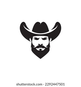 Cowboy logo images illustration design