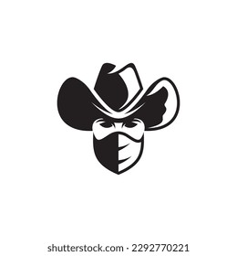 Cowboy logo images illustration design