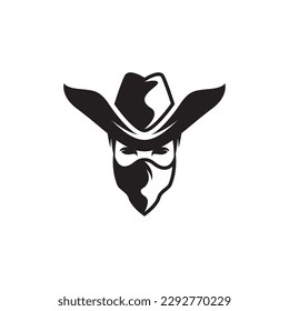 Cowboy logo images illustration design