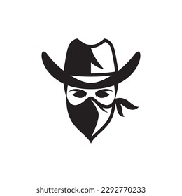 Cowboy logo images illustration design