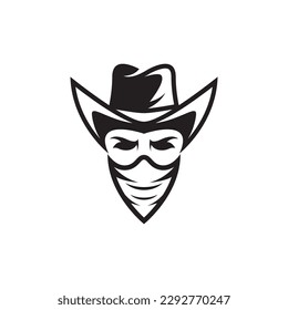 Cowboy logo images illustration design