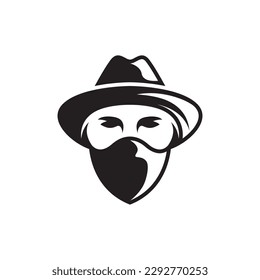 Cowboy logo images illustration design
