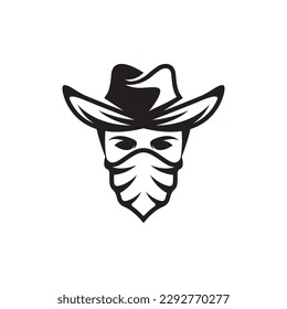 Cowboy logo images illustration design