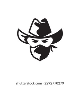 Cowboy logo images illustration design