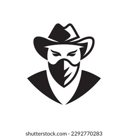 Cowboy logo images illustration design