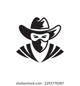 Cowboy logo images illustration design