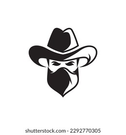 Cowboy logo images illustration design