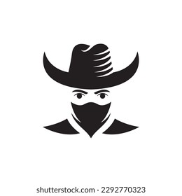 Cowboy logo images illustration design