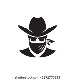 Cowboy logo images illustration design