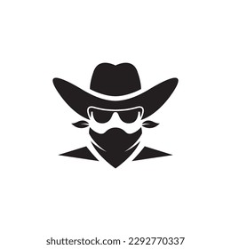 Cowboy logo images illustration design