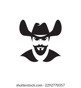 Cowboy logo images illustration design