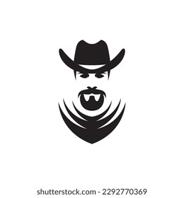 Cowboy logo images illustration design