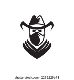 Cowboy logo images illustration design