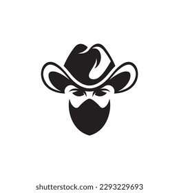 Cowboy logo images illustration design