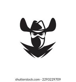 Cowboy logo images illustration design