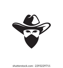 Cowboy logo images illustration design