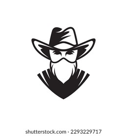 Cowboy logo images illustration design